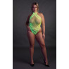 Ouch! Glow Body Filet Dos nu Vert Fluo